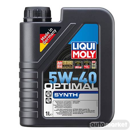Liqui Moly Optimal Synth 5W-40 1 л.  | синтетическое моторное масло: фото